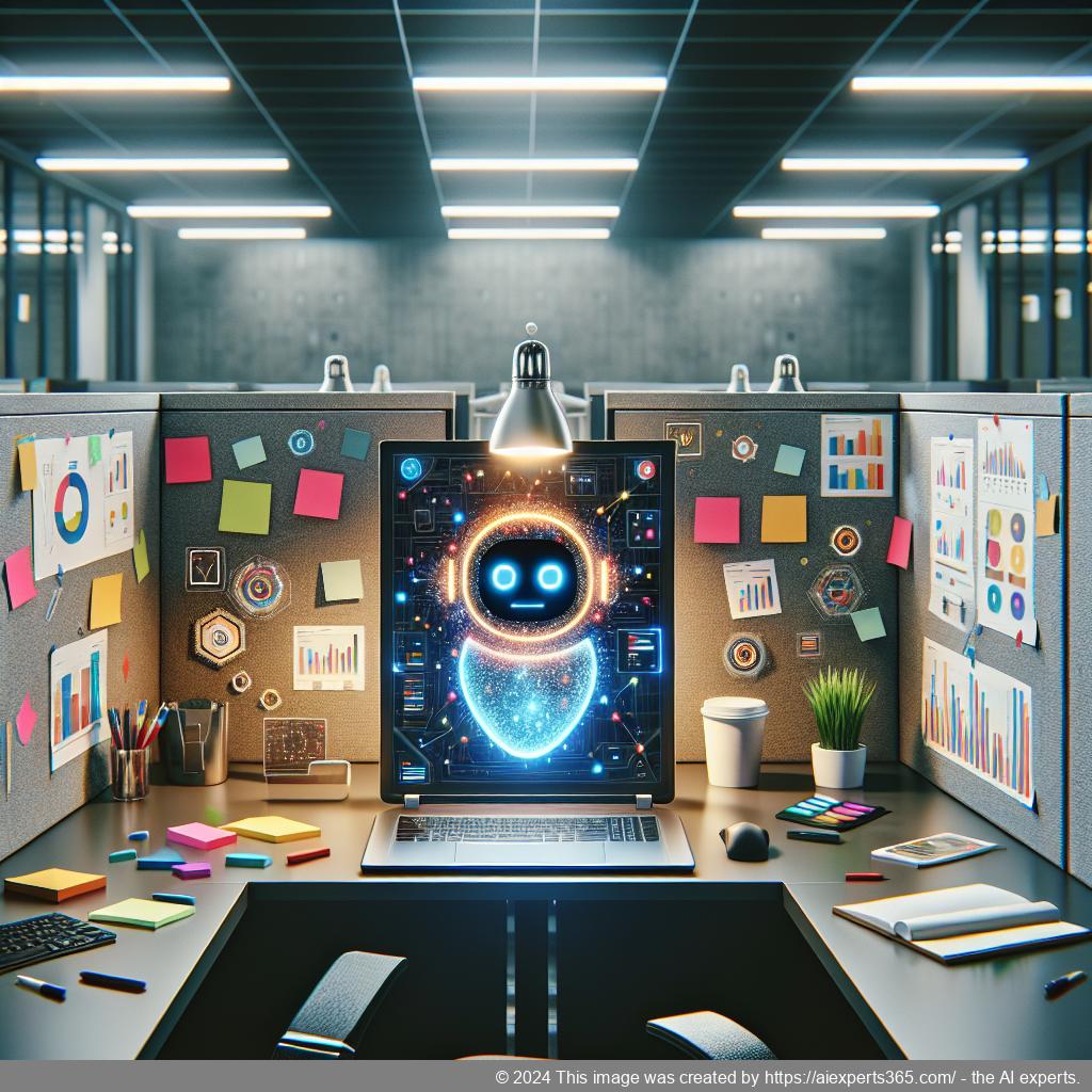 Ailisha's AI Chatbot interface displayed on a laptop screen showcasing its features tailored for WordPress websites.