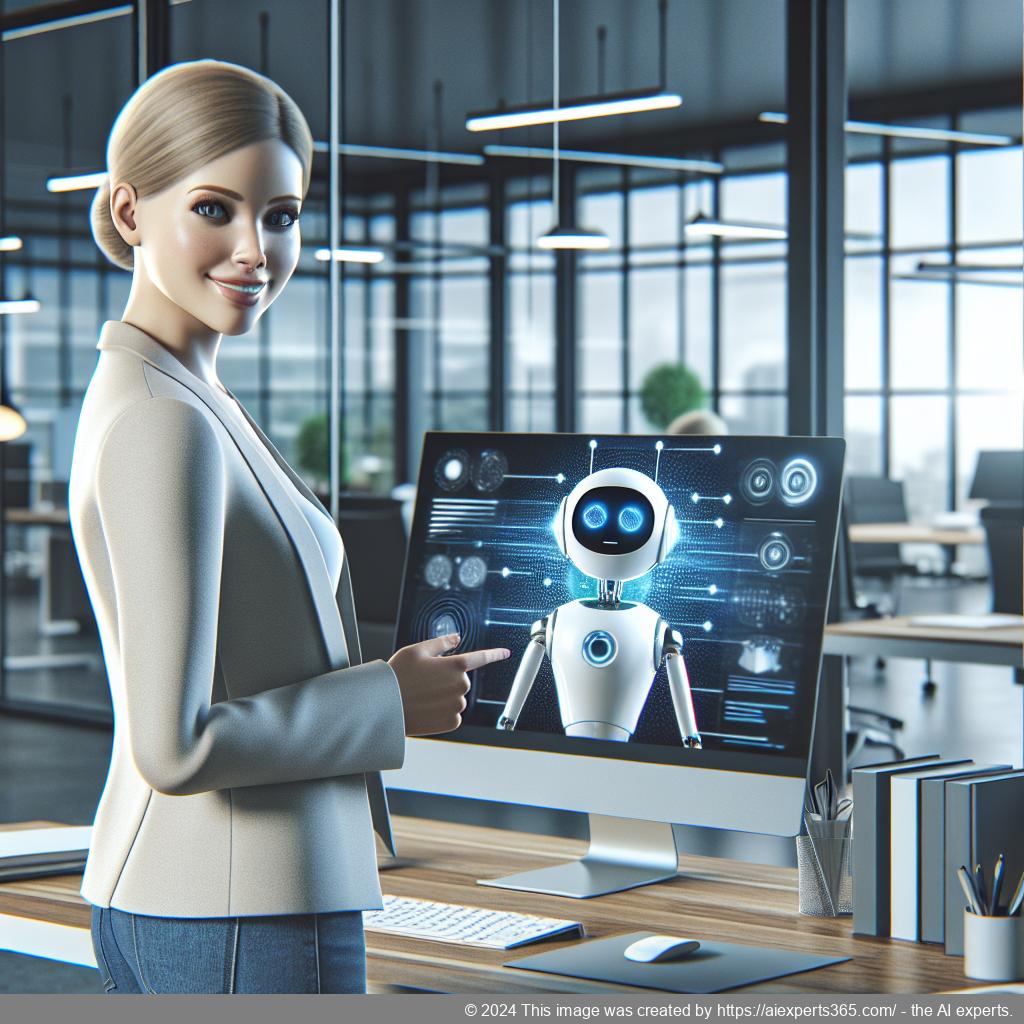 A visually appealing representation of a friendly AI-driven chatbot interface designed specifically for enhancing customer interaction on WordPress websites.