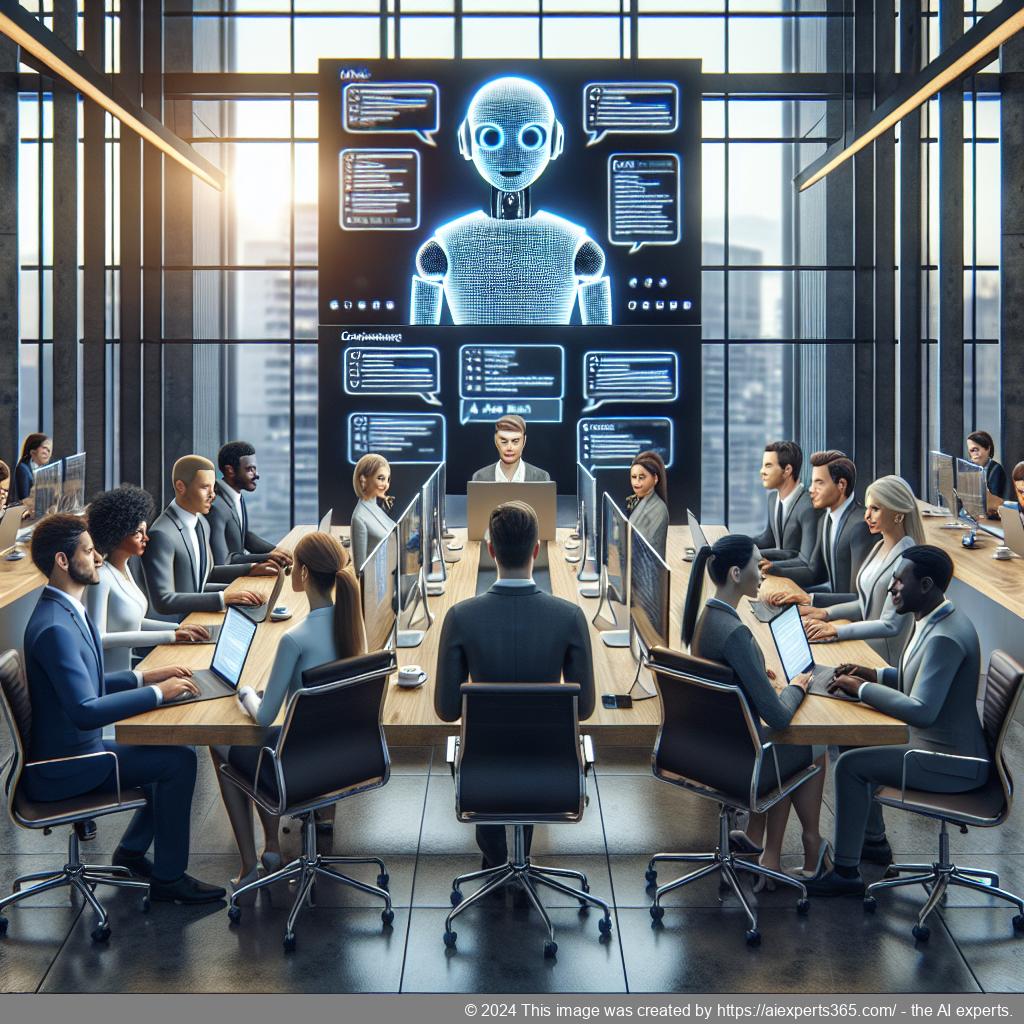 A professional looking WordPress website featuring an AI-driven ChatGPT chatbot interface designed for enhanced customer interaction.