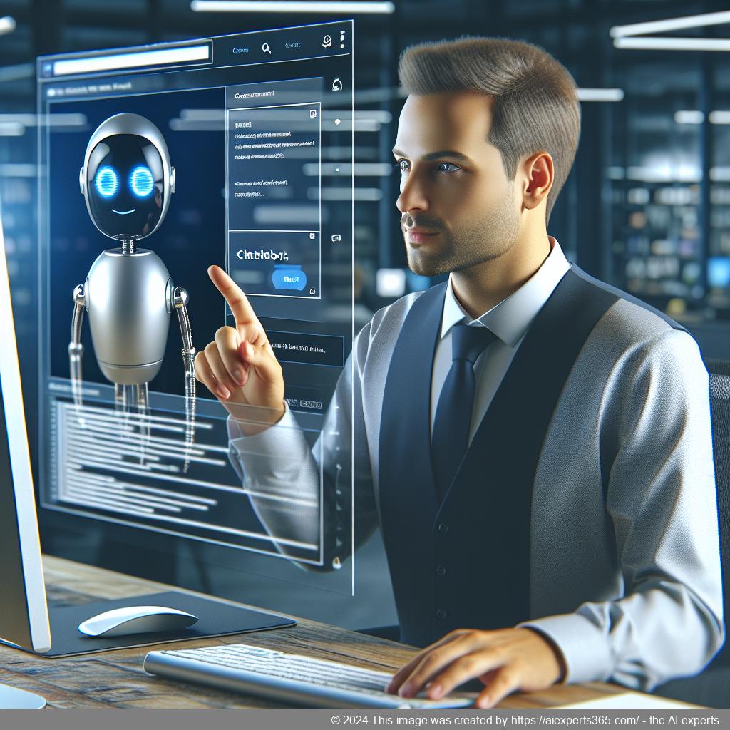 A visual representation of enhancing WordPress site efficiency using an AI chatbot plugin.
