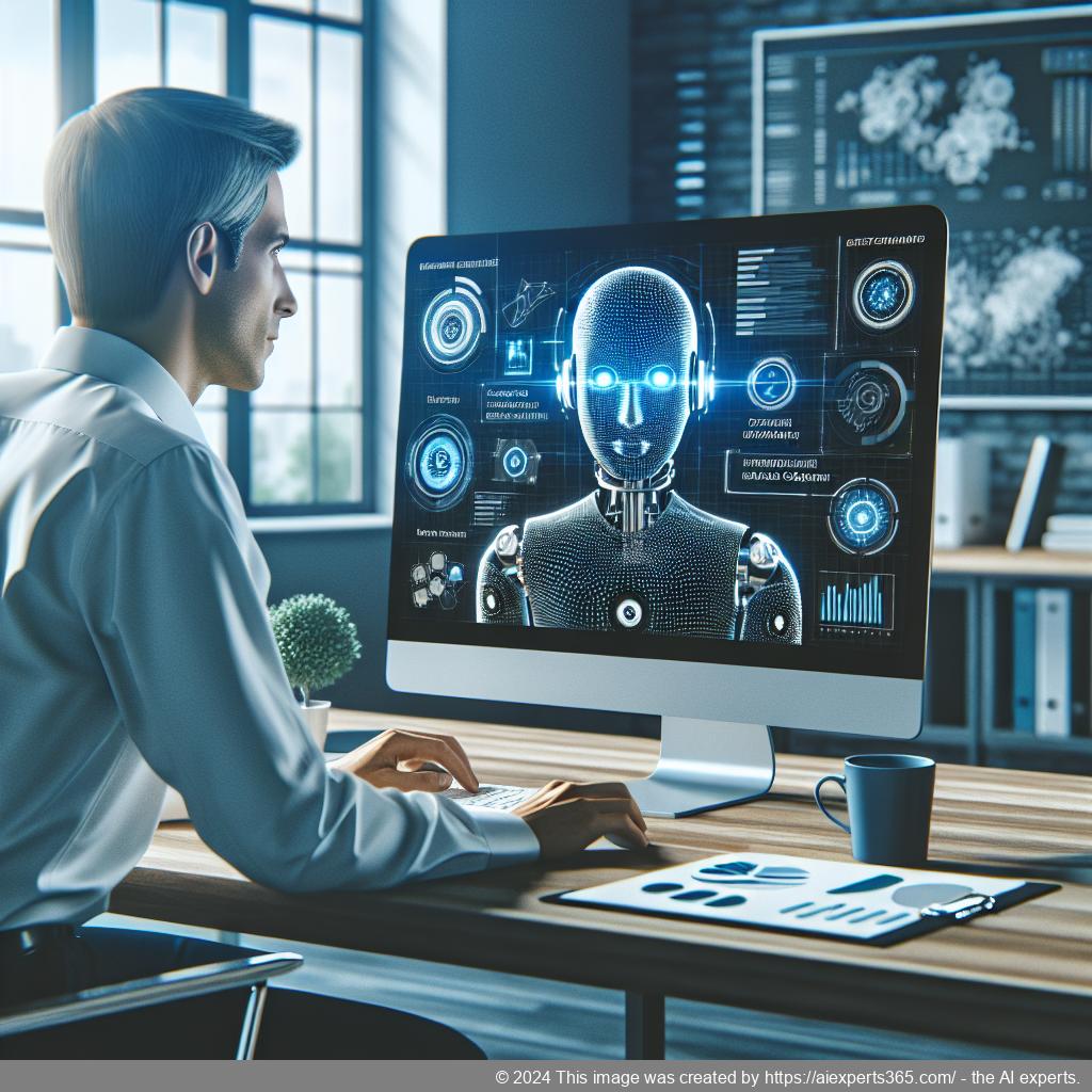 A visually engaging representation of Ailisha's AI Chatbot showcasing its features for enhancing customer service on a WordPress website.