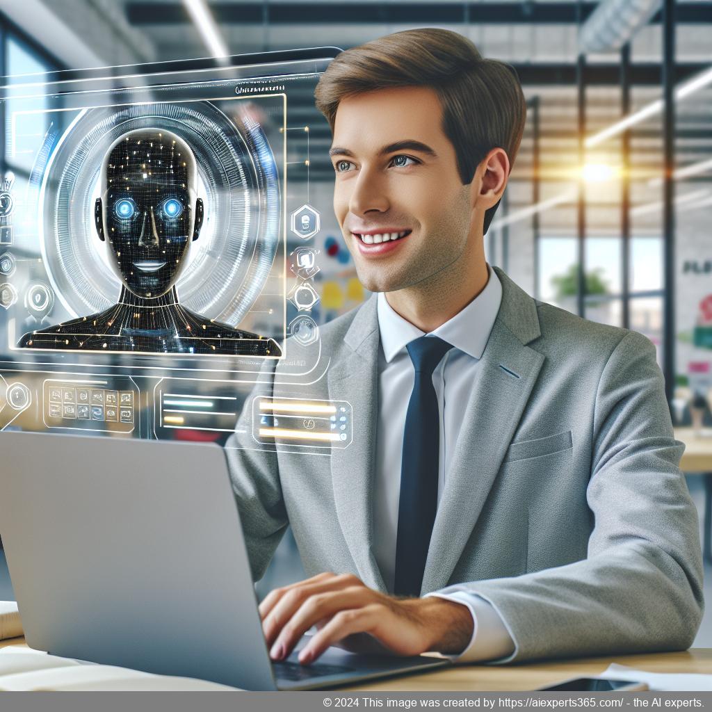 A visually engaging representation of Ailisha's AI Chatbot integrated within a modern WordPress website showcasing enhanced customer interaction.