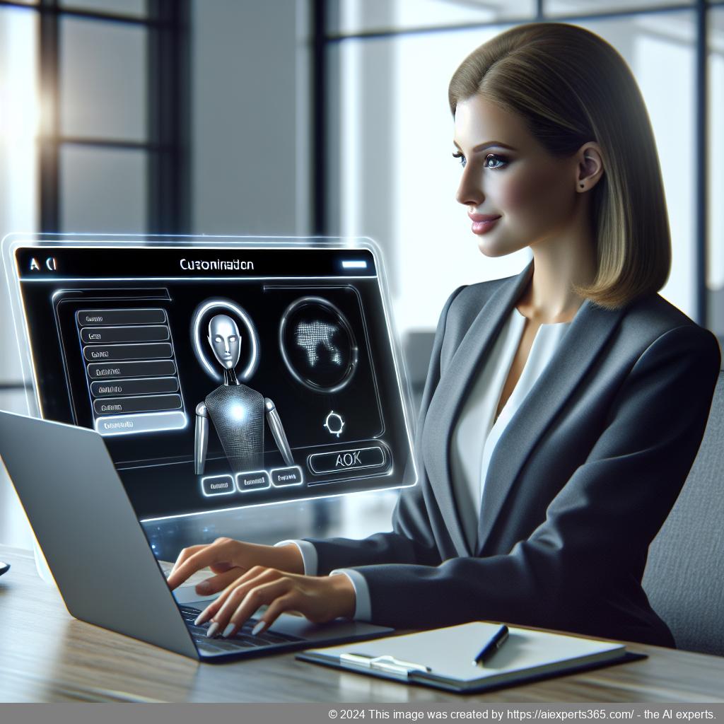 Ailisha's AI Chatbot interface showcasing customization options for enhanced user experience on a WordPress website.