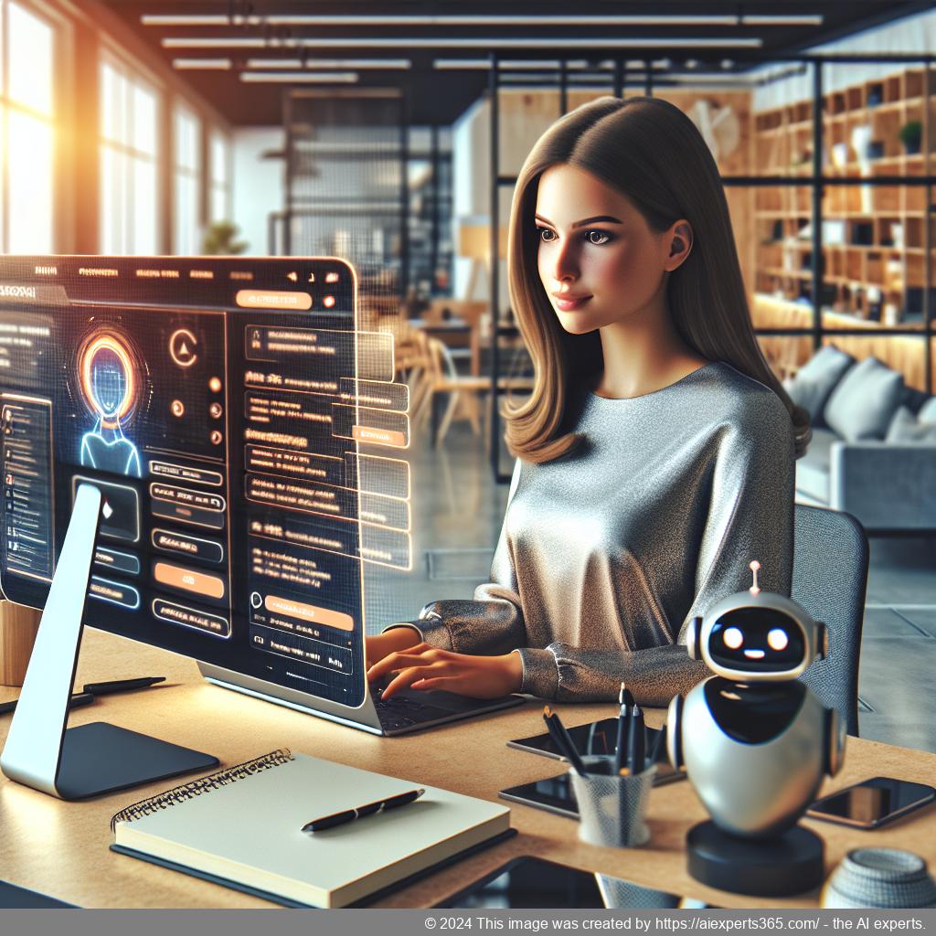 A screenshot showcasing Ailisha's AI Chatbot interface on a WordPress website, highlighting its user-friendly design and customization options.