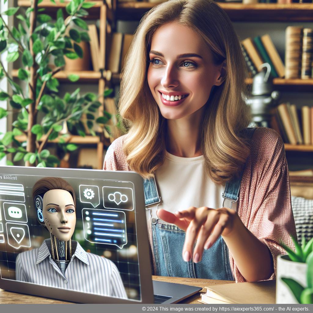 A screenshot showcasing Ailisha's AI Chatbot interface integrated into a WordPress website for enhanced customer support.