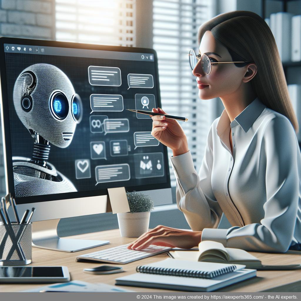 A screenshot showing Ailisha's AI Chatbot interface integrated into a WordPress website, highlighting its user-friendly design.