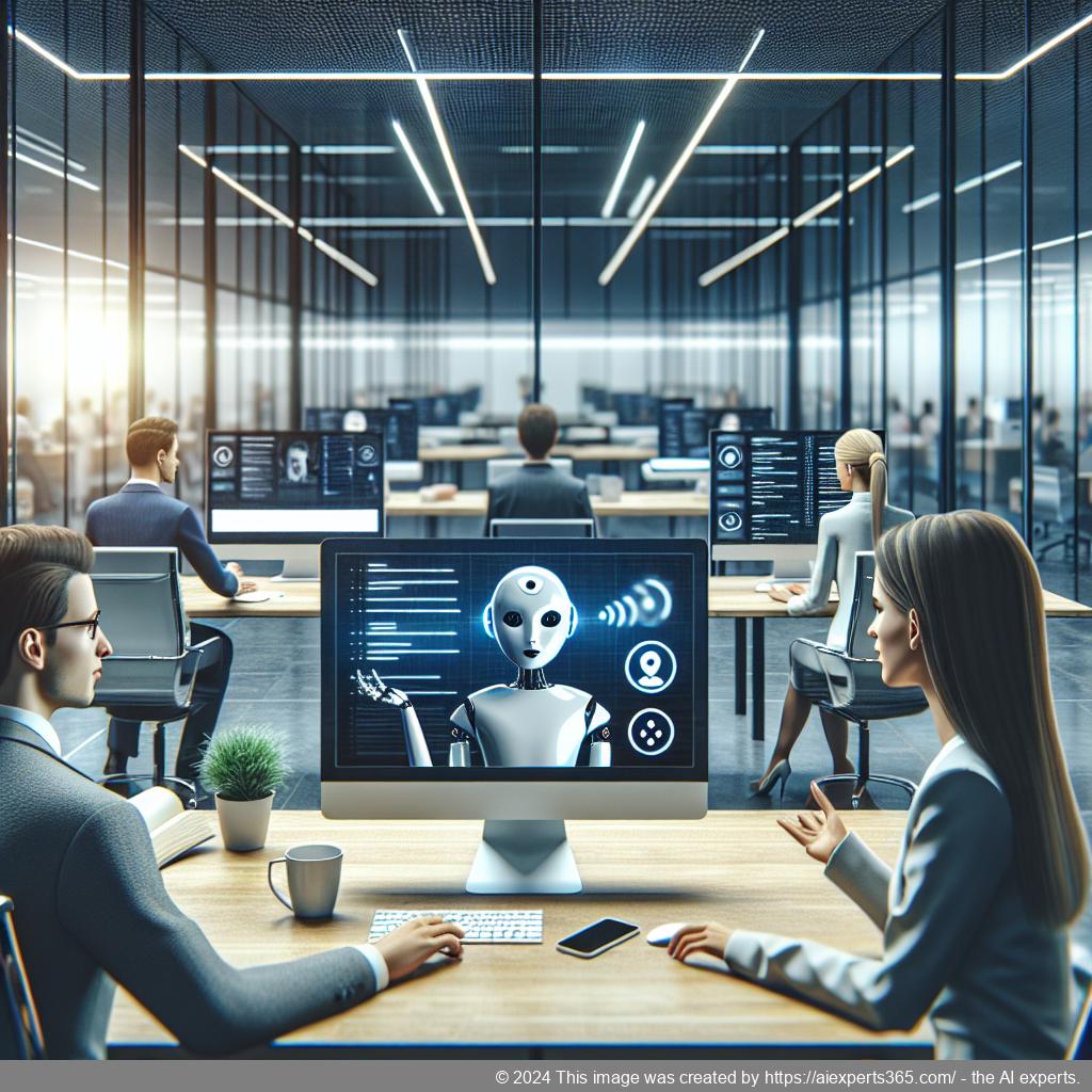 A visual representation of enhanced customer engagement through AI-driven chatbots on a WordPress website.