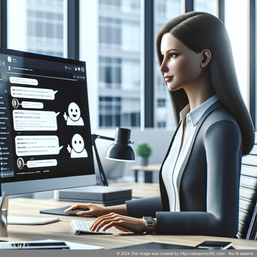 A screenshot showcasing Ailisha's AI Chatbot interface on a WordPress website highlighting its features.