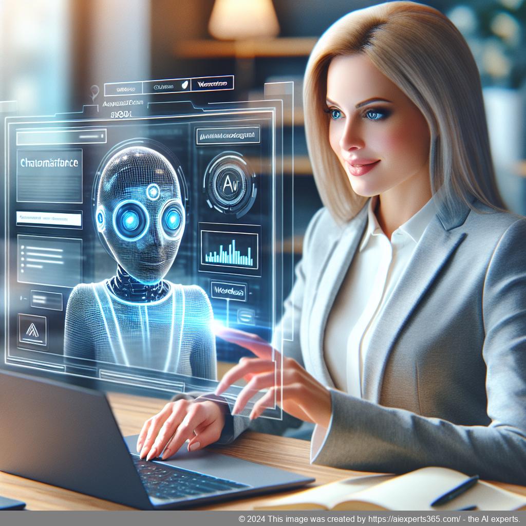 A visual representation of Ailisha's AI Chatbot showcasing its interface on a modern WordPress site, emphasizing user interaction and support features.