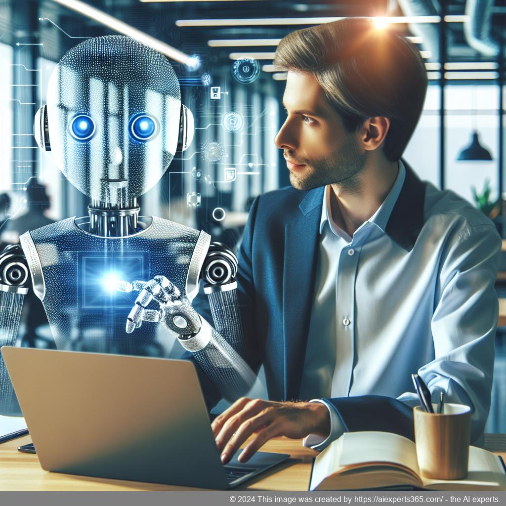 A visual representation of an AI-driven WordPress Chatbot enhancing online customer support.