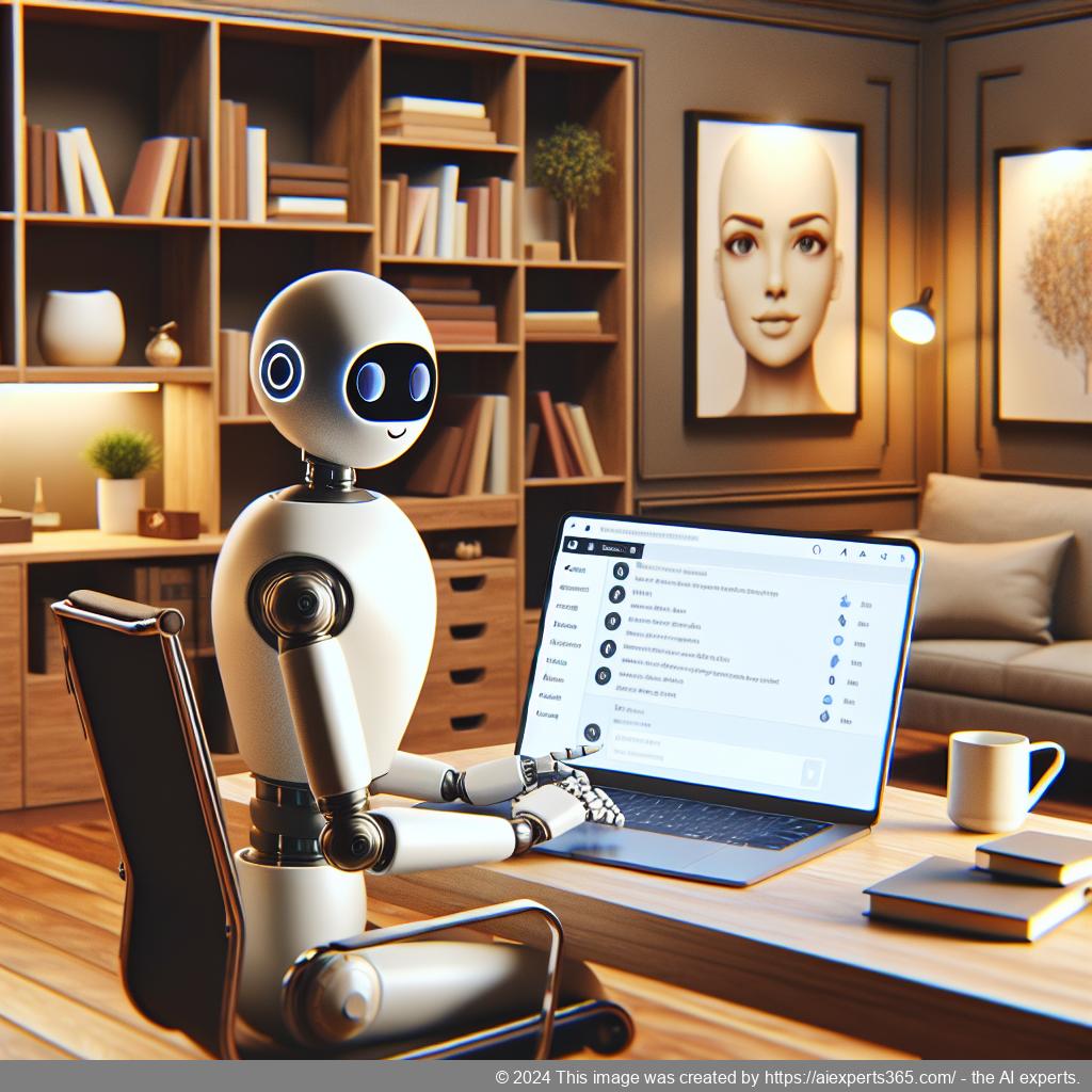 A visual representation of an engaging conversation between a user and a friendly AI-driven WordPress chatbot designed for e-commerce websites.