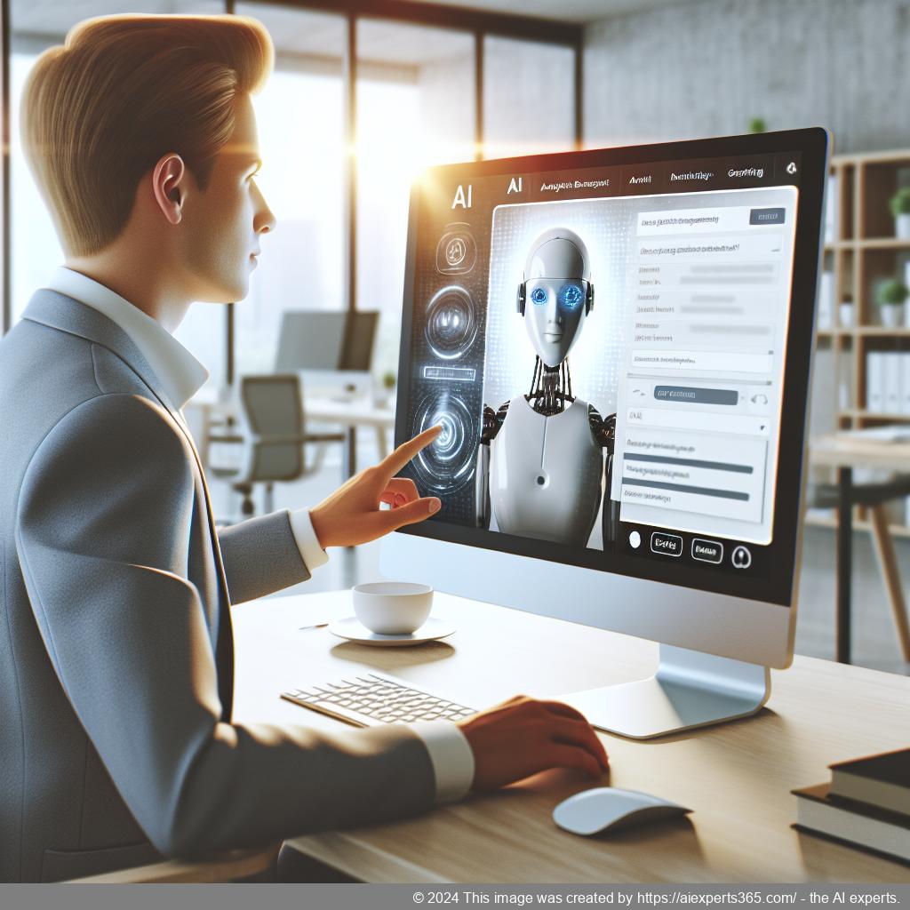A screenshot showcasing Ailisha's AI Chatbot interface integrated into a WordPress website highlighting its features.