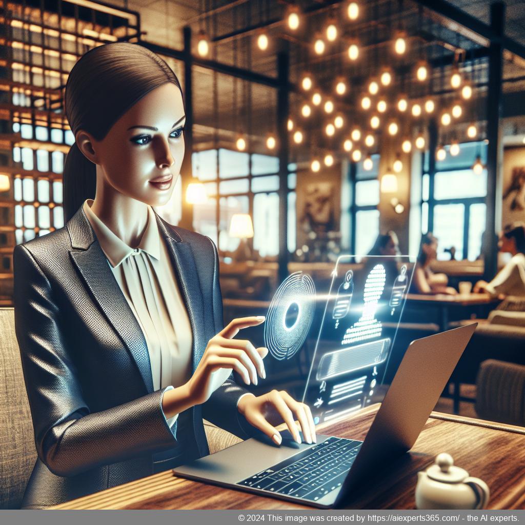 A screenshot showcasing Ailisha's AI Chatbot interface integrated into a modern WordPress website.