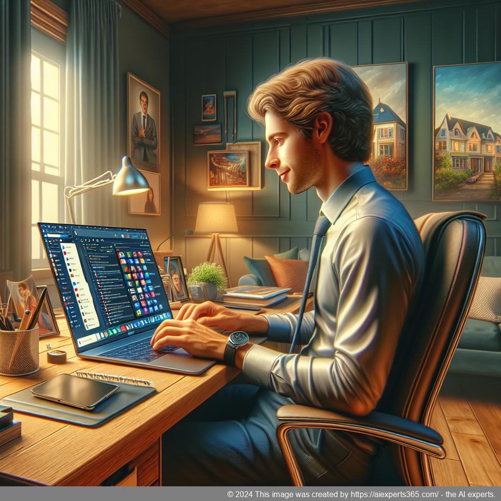 A person interacting with a computer displaying a WordPress chat plugin interface showcasing effective customer engagement strategies.