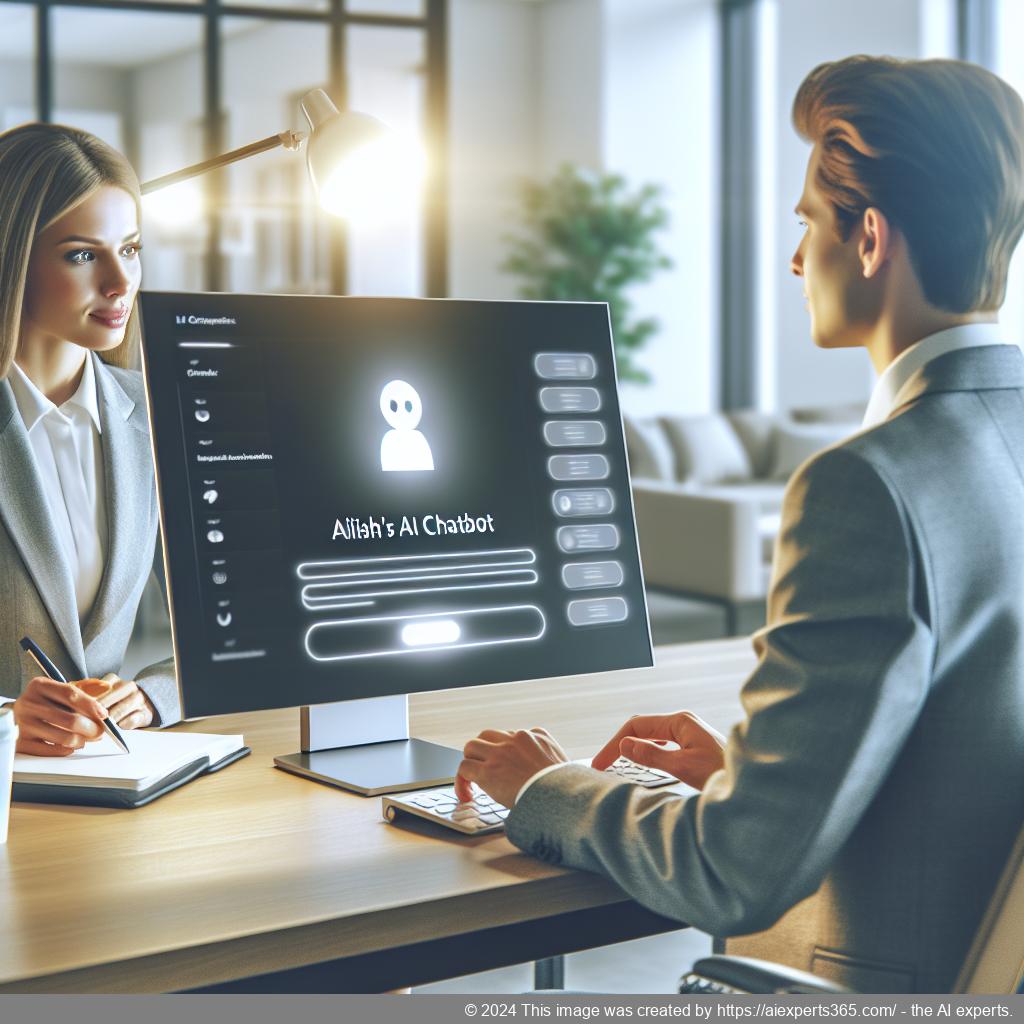 A screenshot showcasing Ailisha's AI Chatbot interface highlighting its customization features for enhancing user engagement.