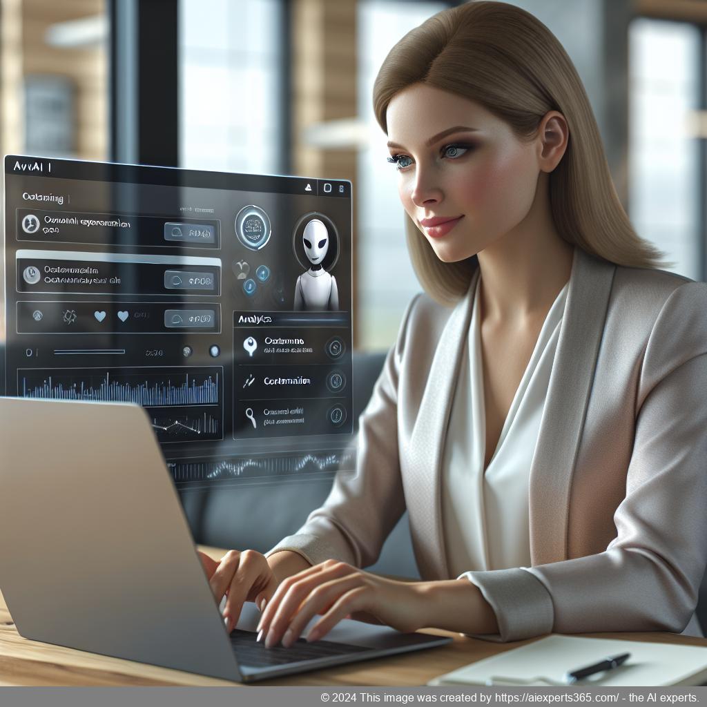 Ailisha's AI Chatbot interface showcasing customizable responses and analytics dashboard for enhancing user experience on WordPress websites.