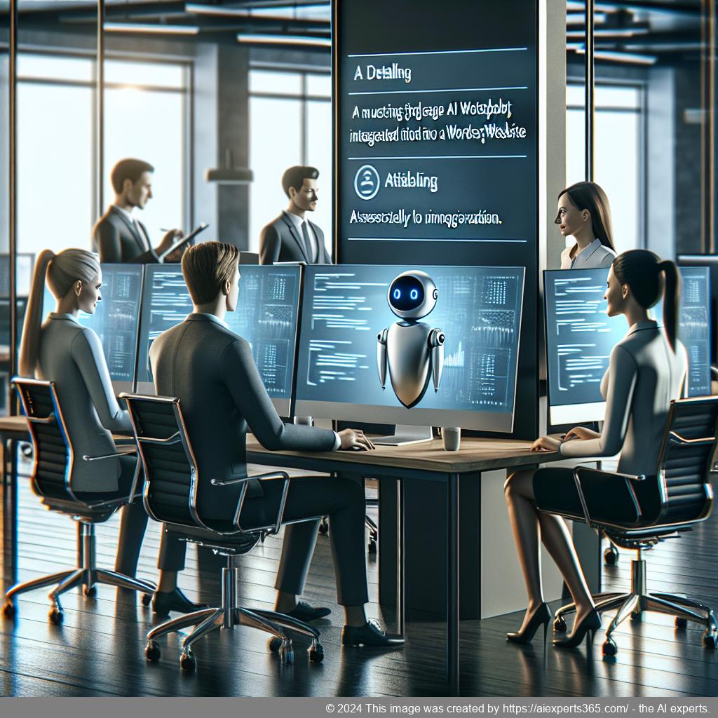 A visual representation of integrating the best WordPress AI Chatbot showcasing its functionalities in enhancing user experience.