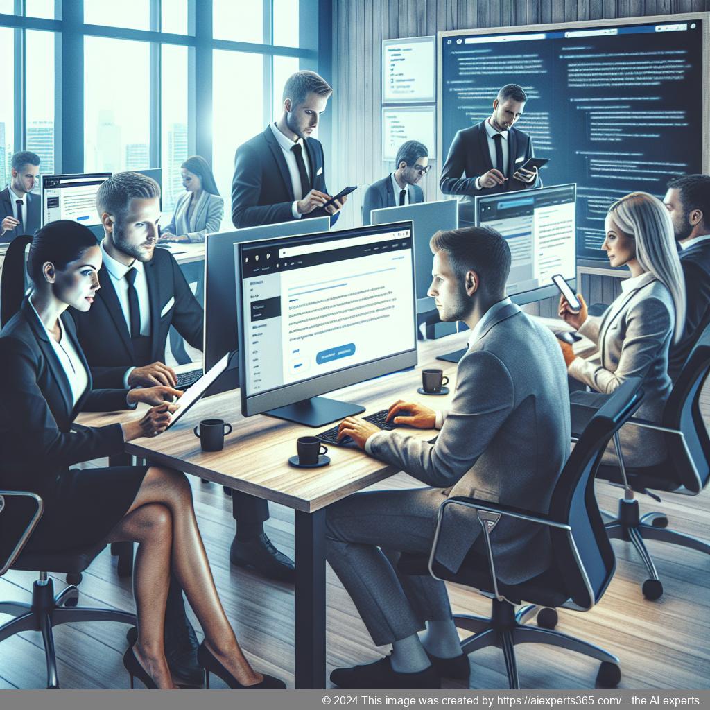 A professional-looking interface showcasing an advanced WordPress chat plugin engaging users in real time.