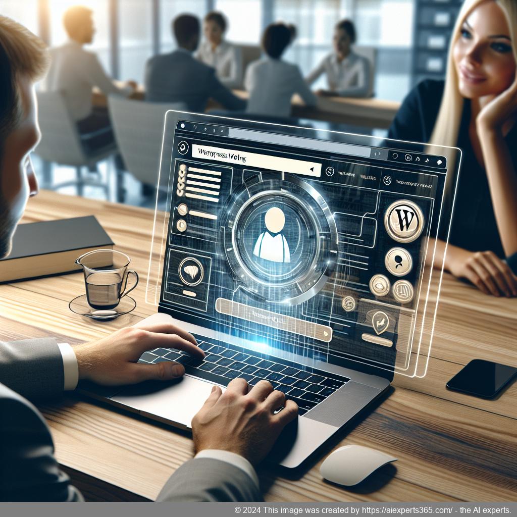 A screenshot showcasing Ailisha's AI Chatbot interface integrated into a WordPress website.