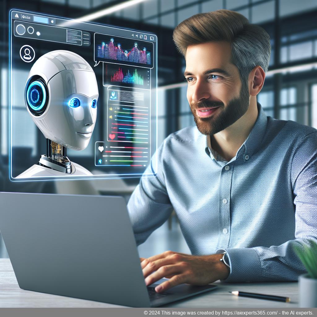 A visual representation of Ailisha's AI-driven chatbot plugin enhancing user experience on a WordPress site.