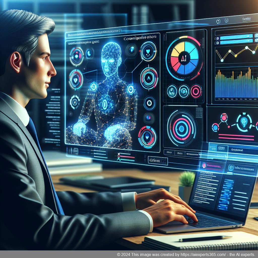 A visual representation showcasing Ailisha's AI Chatbot interface on a WordPress website highlighting its features like customization options and analytics tools.