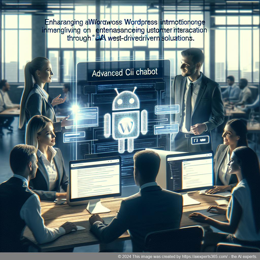 A customized WordPress chatbot interface showcasing personalized responses and user-friendly design.