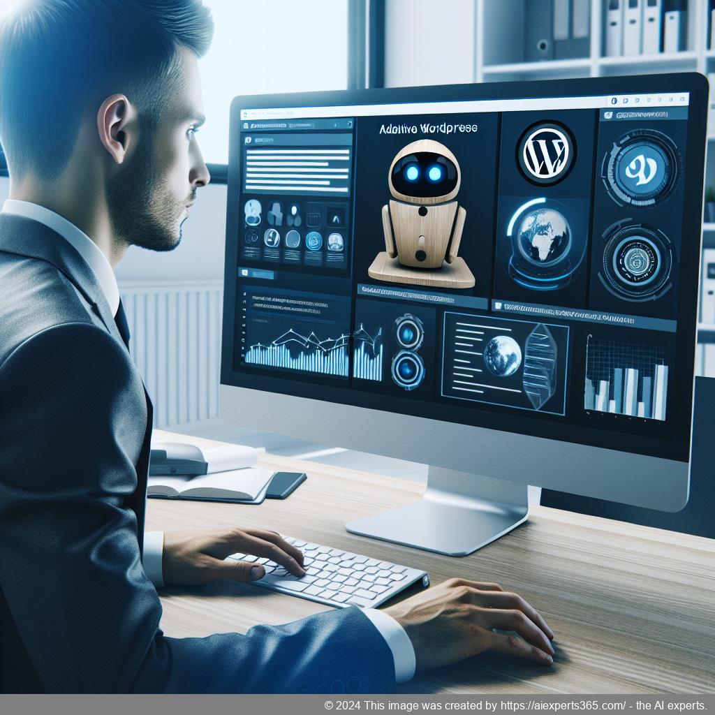 A customizable WordPress chatbot interface showcasing various response options tailored for enhanced user interaction.