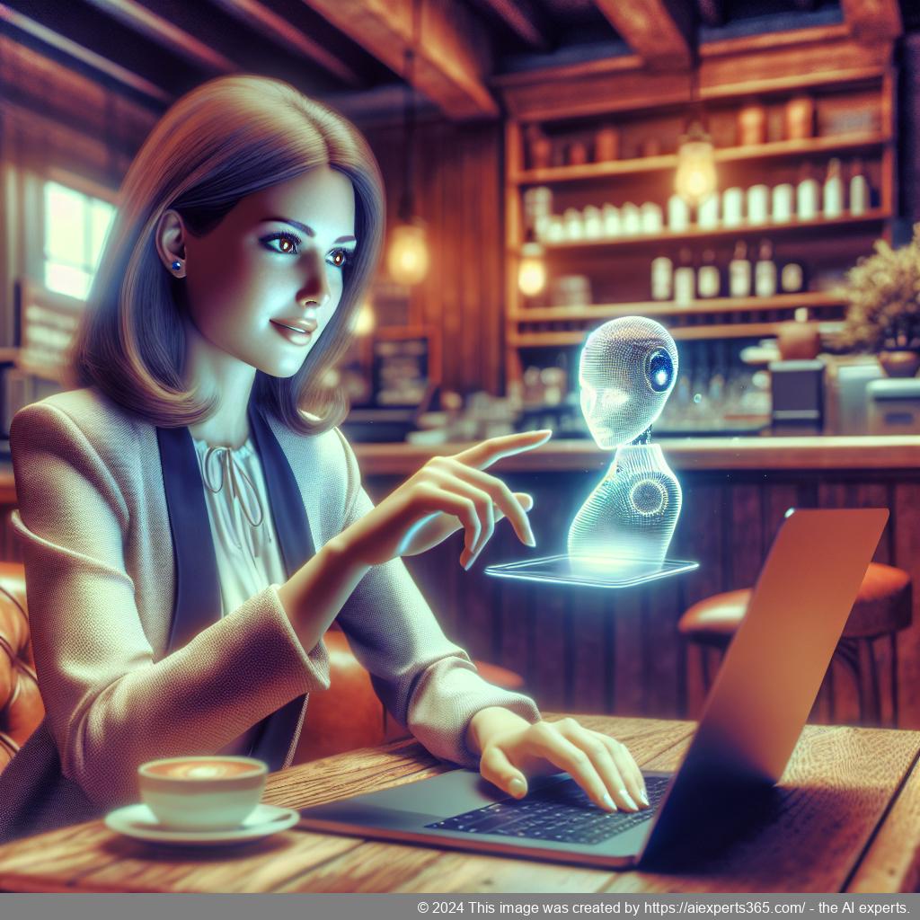 A screenshot showcasing Ailisha's AI Chatbot interface integrated into a modern WordPress website.