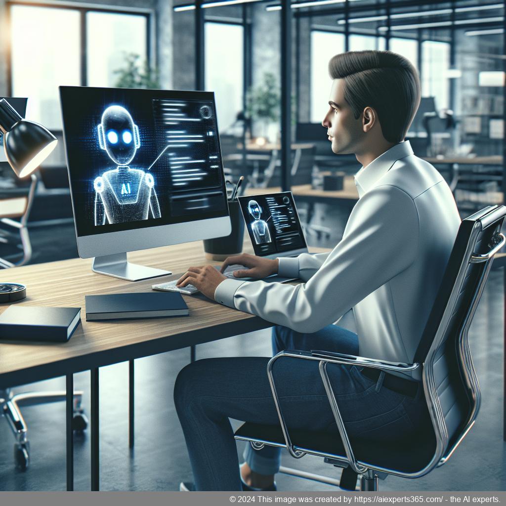 Ailisha's AI Chatbot interface displayed on a laptop screen showcasing its user-friendly design tailored for WordPress websites.