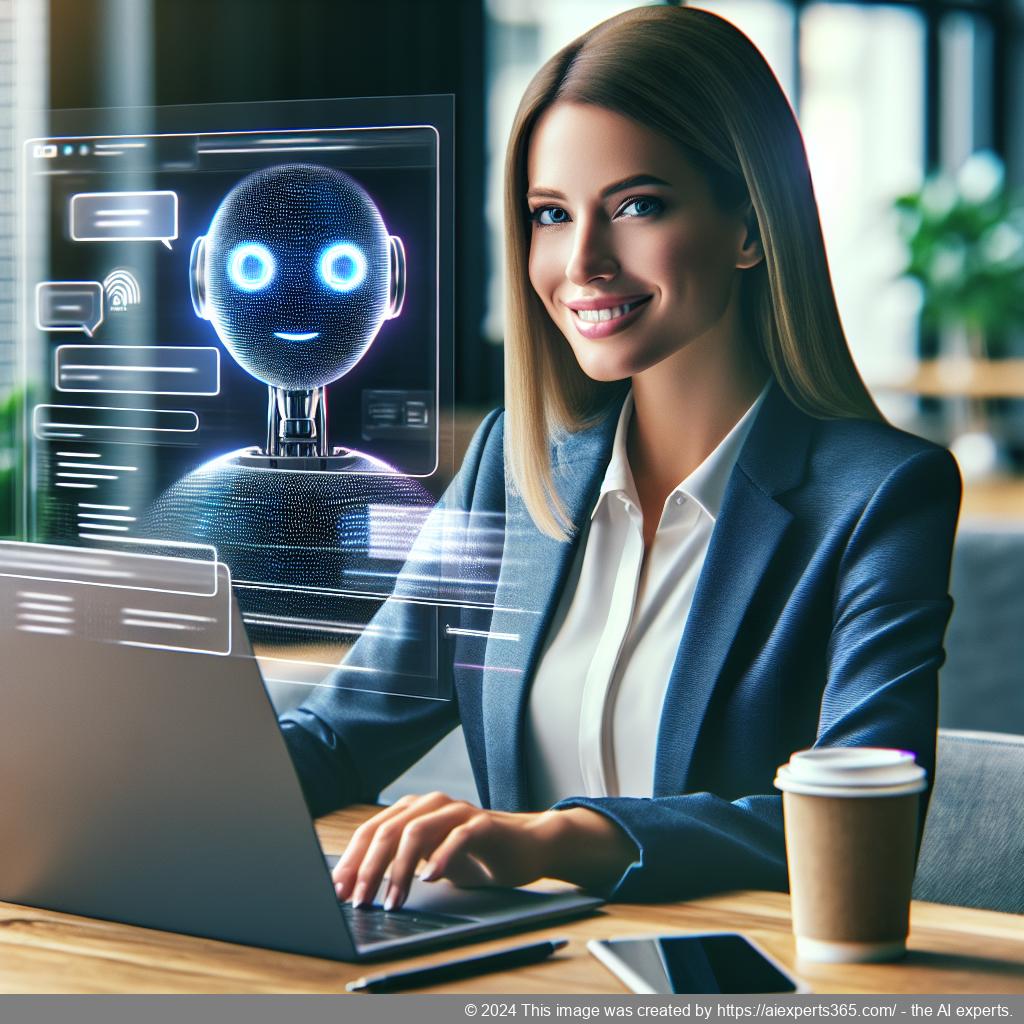 A screenshot showcasing Ailisha's AI Chatbot interface integrated into a WordPress website, highlighting its user-friendly design and features.
