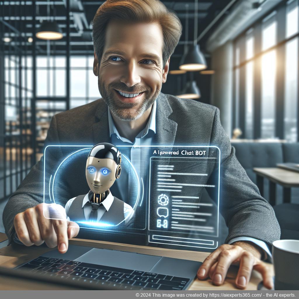 A visually engaging representation of a WordPress ChatGPT chatbot enhancing user experience through AI technology.