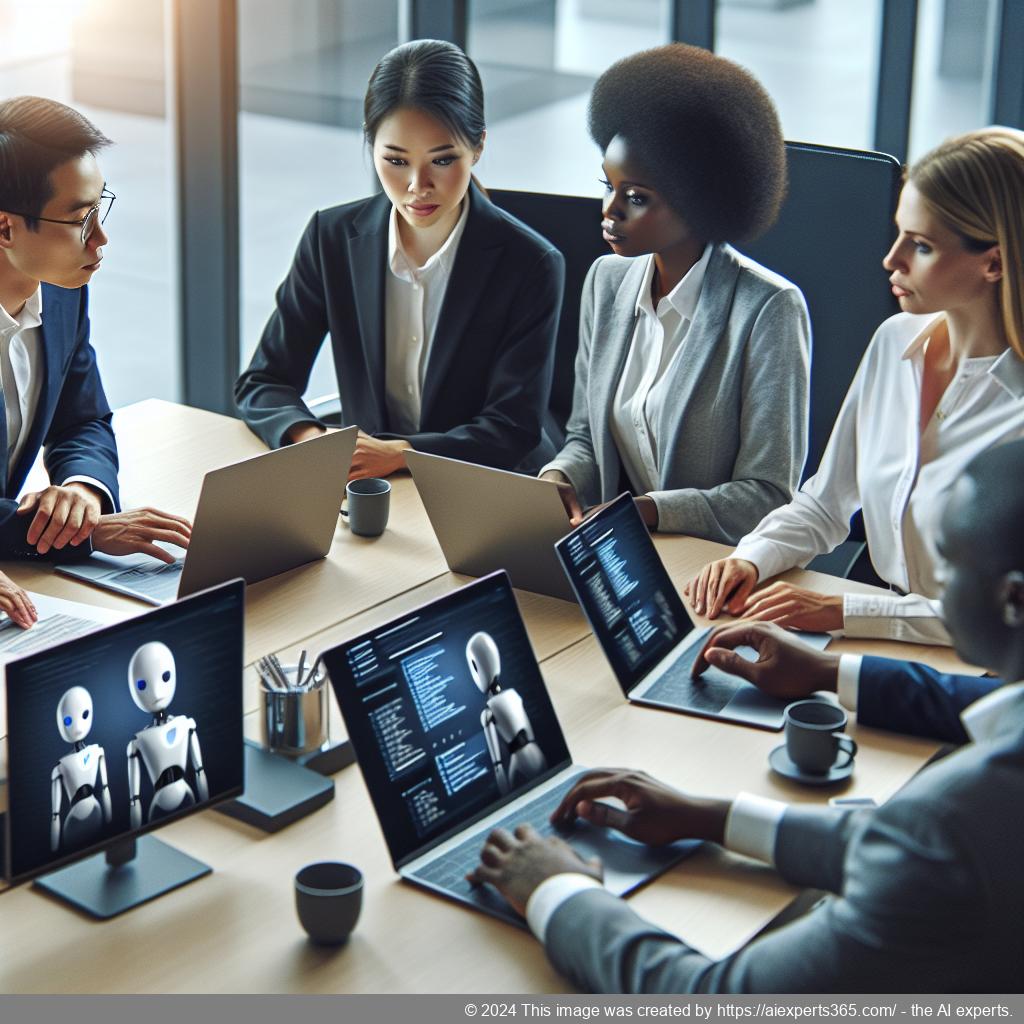 Ailisha's AI Chatbot interface displayed on a laptop screen showcasing its features designed for enhancing customer engagement on WordPress websites.