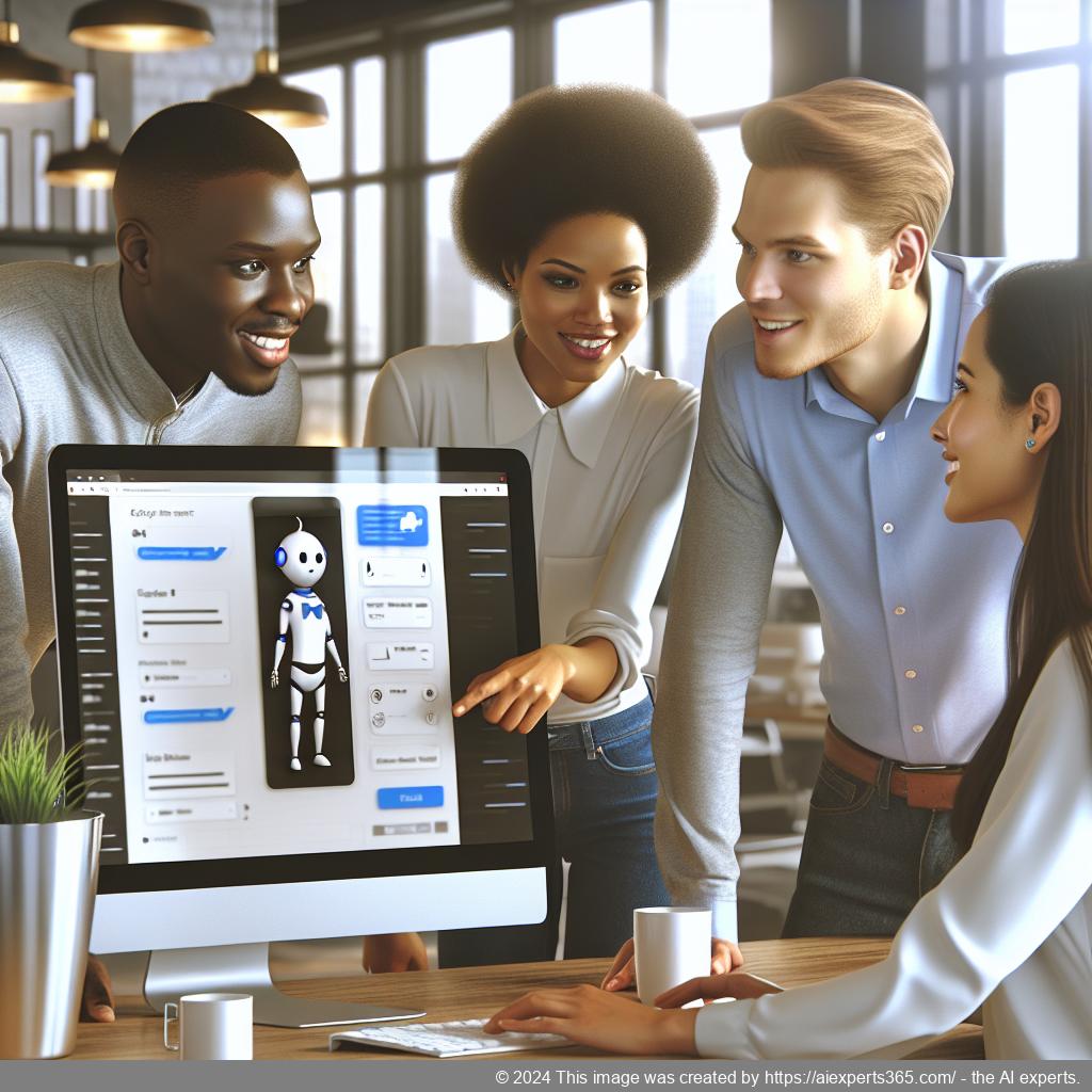 A visual representation of enhanced customer engagement through AI technology using the WordPress ChatGPT chatbot plugin.