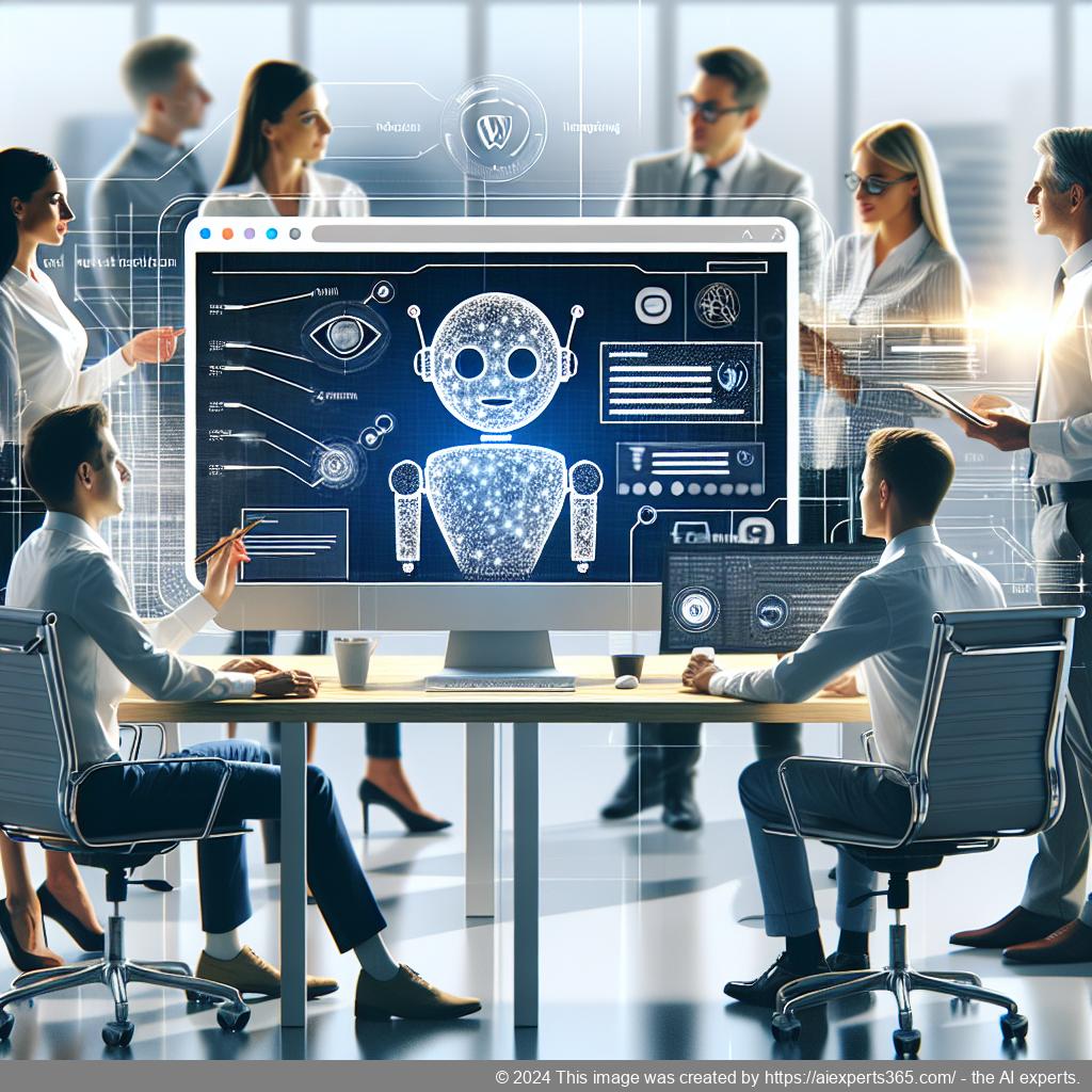 A visual representation of various WordPress AI chatbots showcasing their features like customization options and CRM integration.