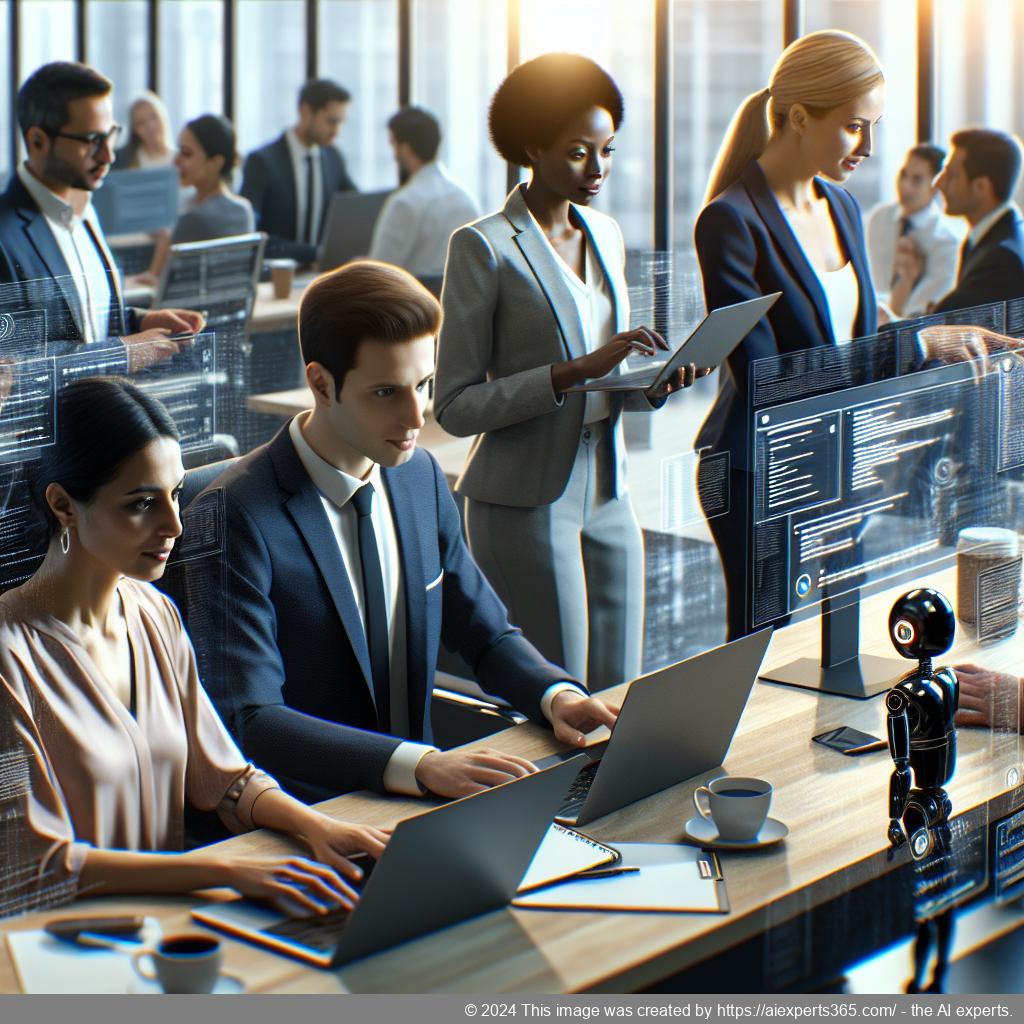 A visual representation of a WordPress website featuring a friendly chatbot interface powered by AI technology for enhanced user engagement.