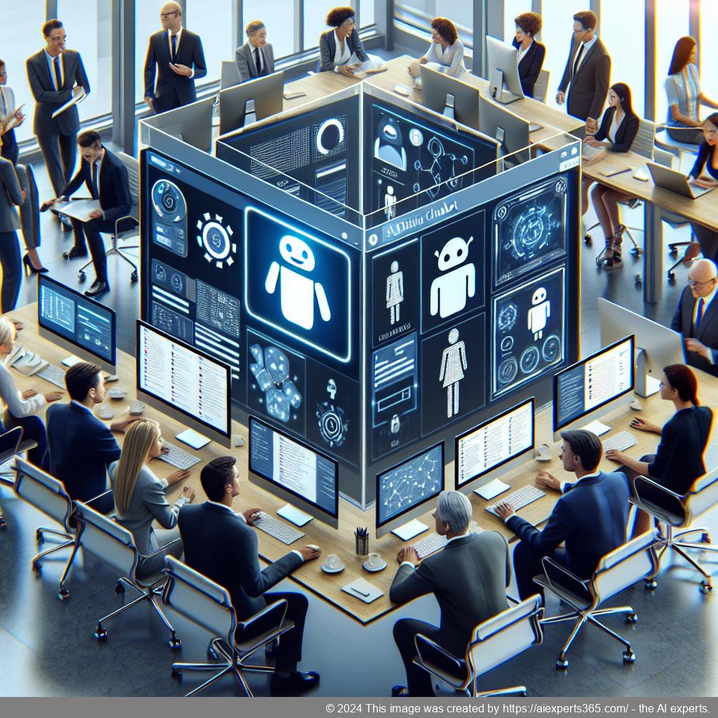 A screenshot showcasing Ailisha's AI Chatbot interface on a modern WordPress website.