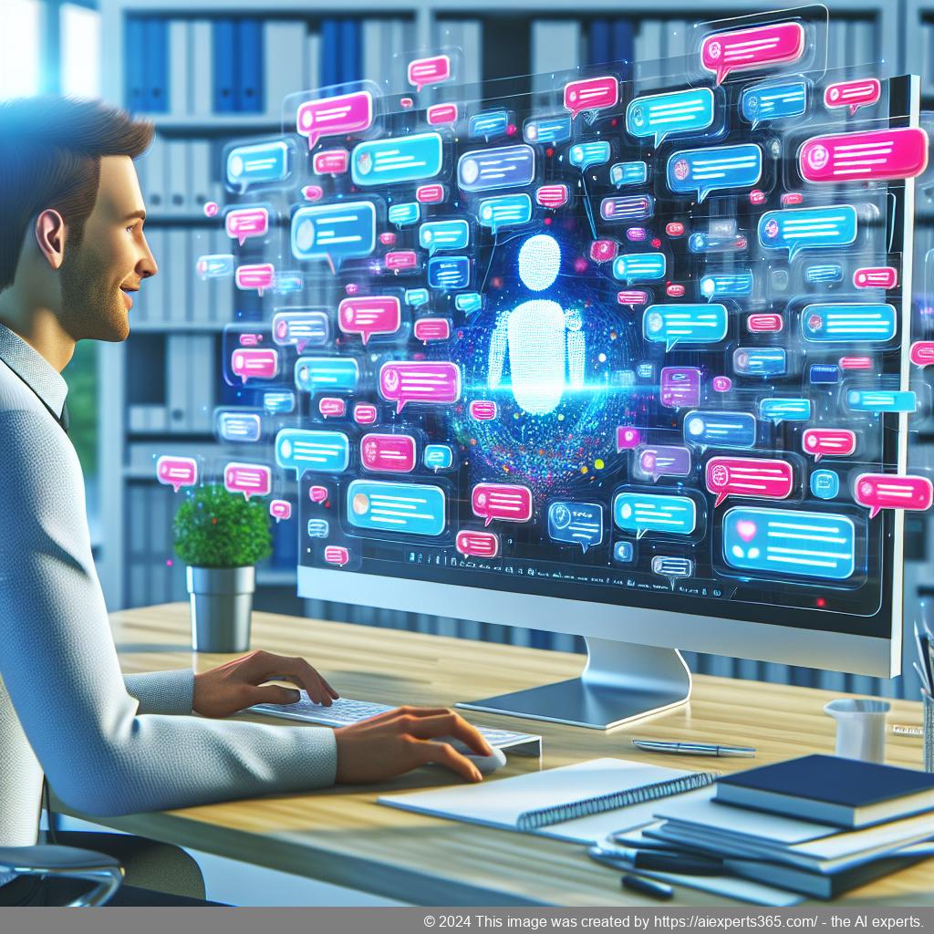 A visual representation showcasing Ailisha's AI Chatbot integrated into a WordPress website interface highlighting its features.