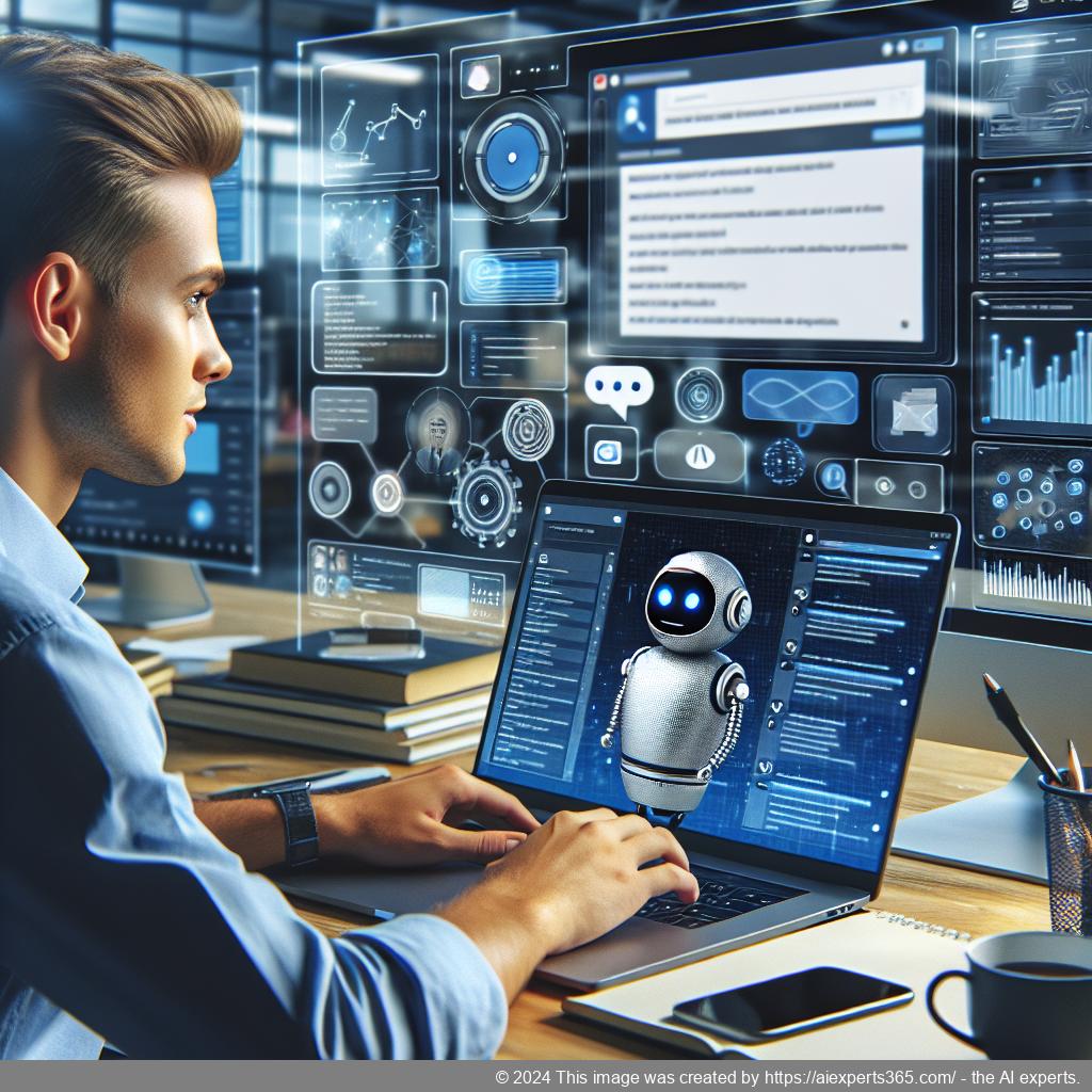 A screenshot showcasing Ailisha's AI Chatbot interface integrated into a WordPress website.