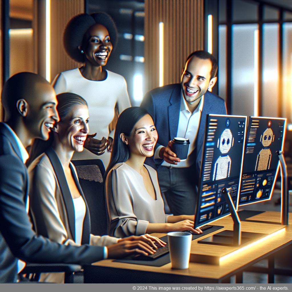 A screenshot of Ailisha's AI Chatbot interface on a WordPress website showcasing its features for enhanced customer service.