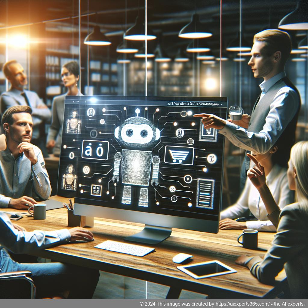 Ailisha AI Chatbot Plugin interface showcasing features like FAQ database and analytics for enhanced customer engagement on a WordPress site.