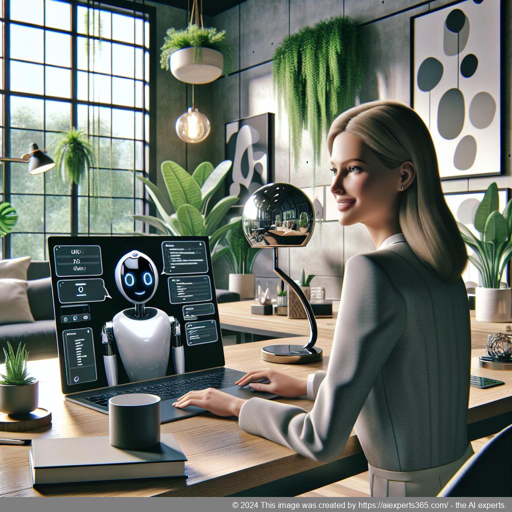 A modern interface showcasing a WordPress chatbot interacting with users on a website.