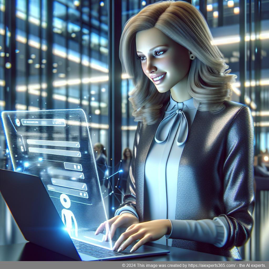 A screenshot showcasing Ailisha's innovative WordPress Chatbot interface providing customer support.