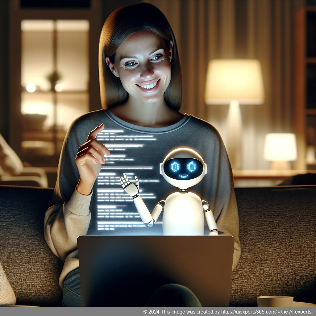 A visual representation of a WordPress ChatGPT chatbot interacting with users on a website interface.