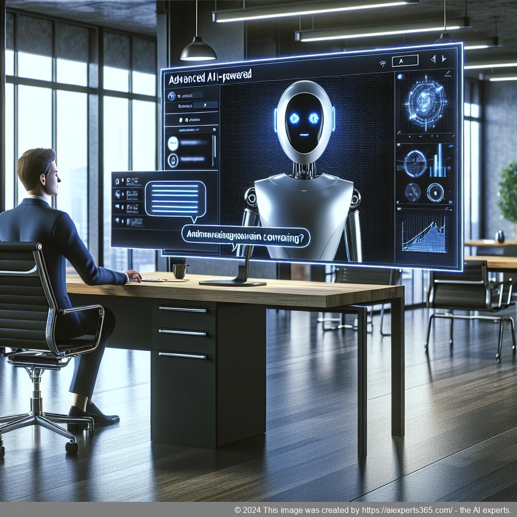 A visual representation of a friendly and efficient AI-powered chatbot assisting customers on a WordPress website.