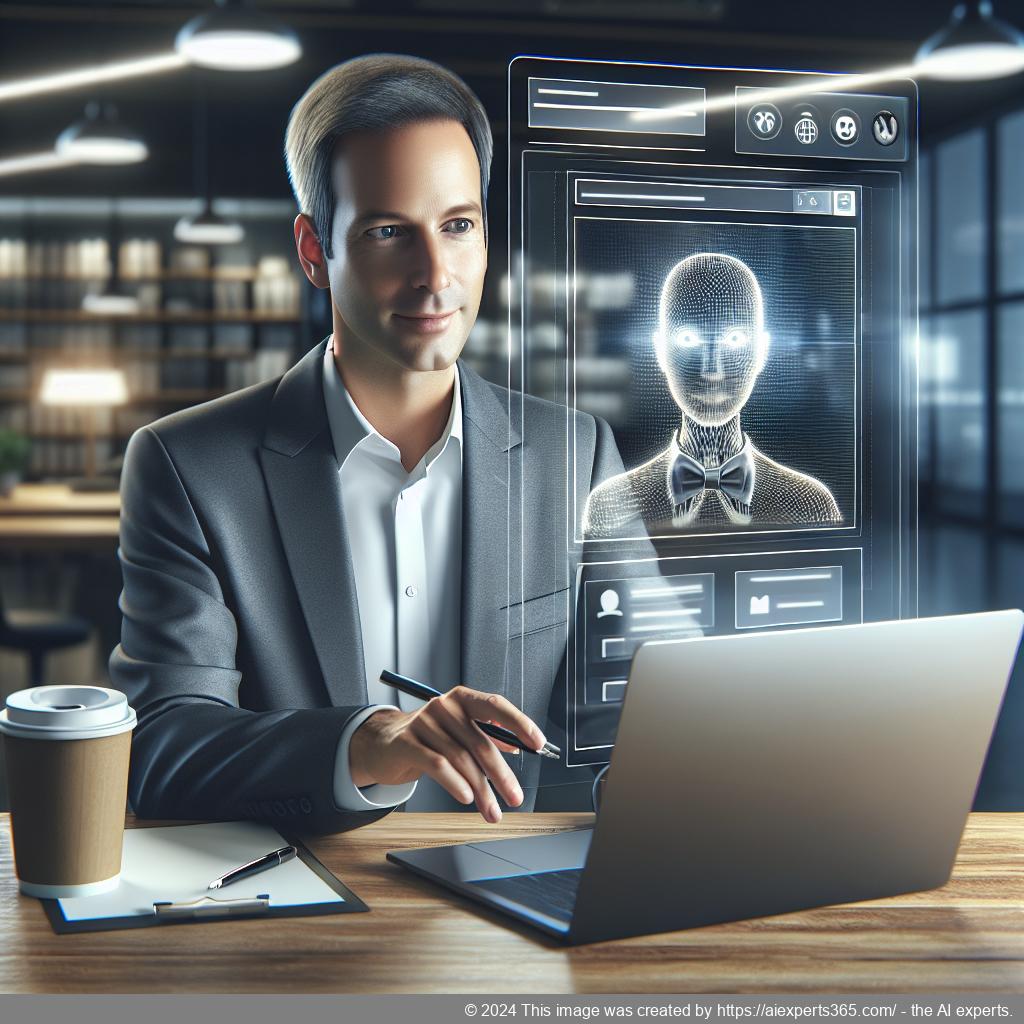 A visual representation of Ailisha's AI Chatbot interface integrated into a WordPress website showcasing its features like FAQ database and analytics.