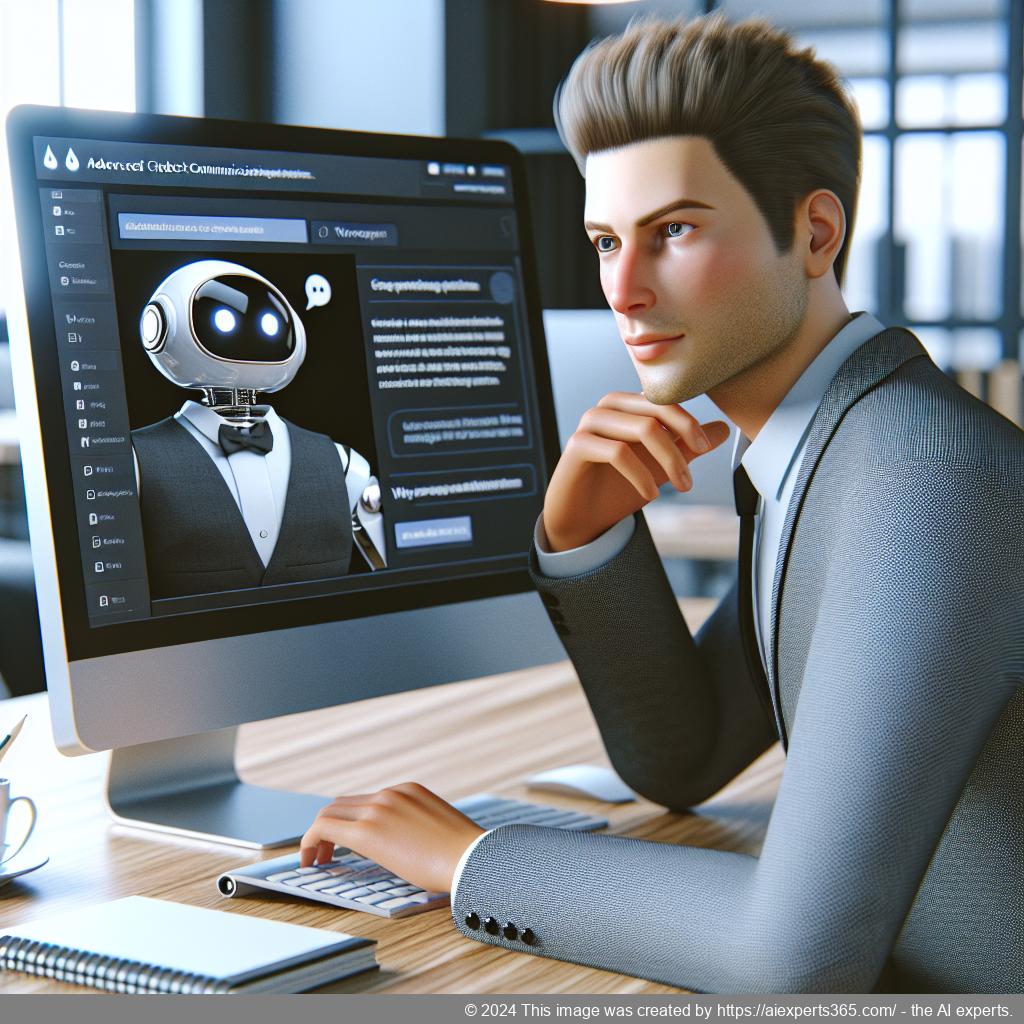 A screenshot showcasing Ailisha's AI Chatbot interface integrated into a WordPress website, highlighting its user-friendly design and customization options.