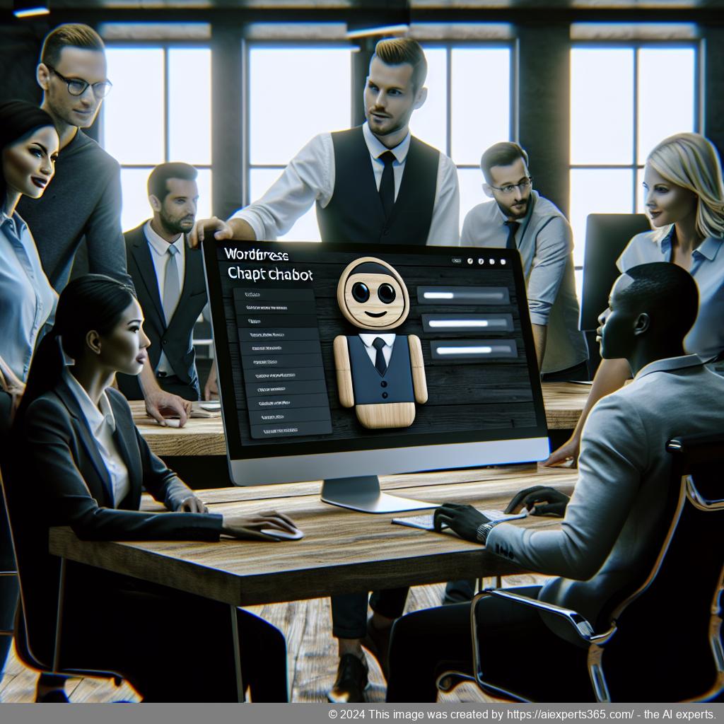 A screenshot showcasing the interface of the WordPress ChatGPT Chatbot Plugin highlighting its features for enhanced online communication.