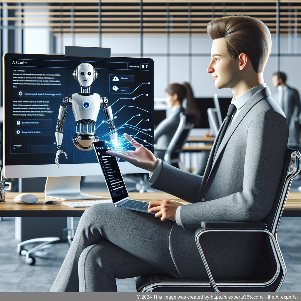 A visual representation of the WordPress ChatGPT Chatbot Plugin showcasing its interface on a laptop screen with engaging chat interactions.