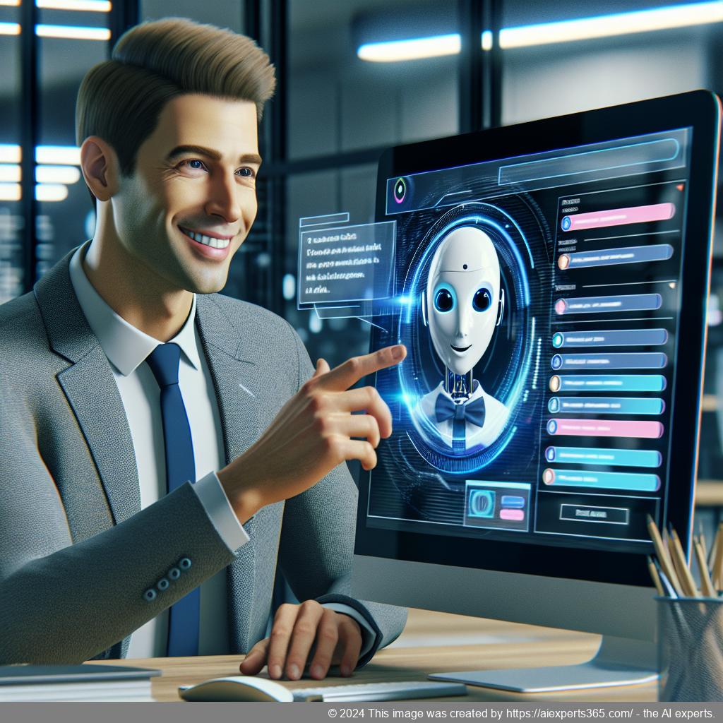 A visual representation of a modern website interface showcasing Ailisha's AI Chatbot plugin enhancing user interaction.