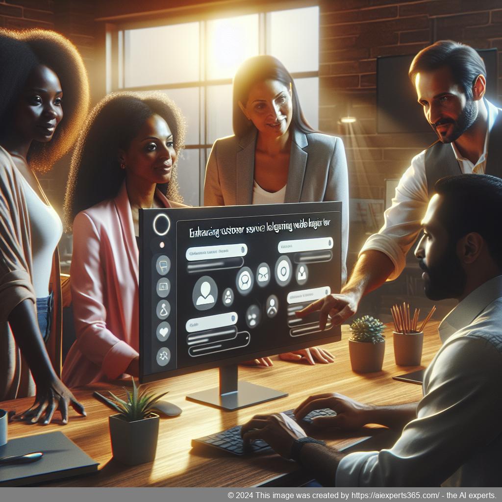 A professional team using a WordPress chat plugin on their website for enhanced customer support efficiency.